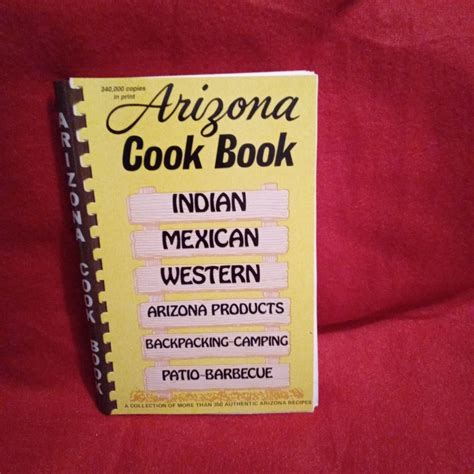 Full Download Arizona Cook Book By Al Fischer