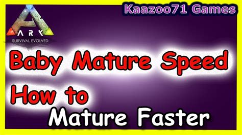 Ark baby mature speed. Things To Know About Ark baby mature speed. 
