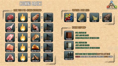 In ARK: Survival Evolved survivors are able to cook various standard Recipes in a Cooking Pot or an Industrial Cooker. This page does not describe custom recipe creation, which is dependant on a survivor's Crafting Skill. For more information, see Custom Consumable. Recipes can be used to: craft dishes that grant temporary buffs or useful effects. For example, Medical Brew and Enduro Stew ... . 