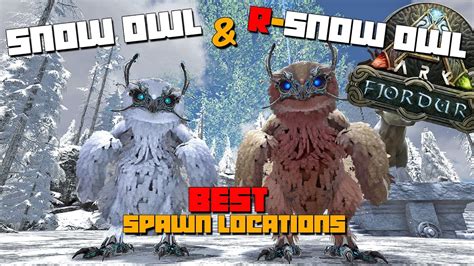Ark fjordur snow owl. By Boolean June 25, 2022. In this ARK guide, we’ll show you where to find Snow Owl on Fjordur. We’ll give you all spawn locations on the island. Snow Owl is one of the most useful creatures in ARK Fjordur. This creature is definitely in the top ten of the most useful tames. 