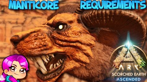 Ark manticore beta.  Ark Survival Ascended - Scorched Earth - Beta Manticore...