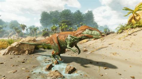 Published: Nov 3, 2023 5:04 AM PDT. Recommended Videos. The Carno Island Cave is a good bet. Screenshot by Dot Esports. Ark: Survival Ascended, the safest approach to taming a Megalosaurus is.... 