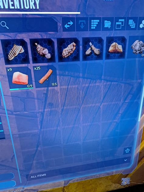 Ark mutton stack code.  Anything else stacks to 100k.  I've got it to work for meat,...