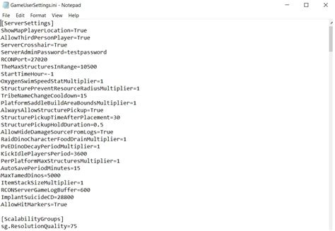 Ark stacking code. ini file and restart your game server. ini in either ...