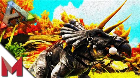 To tame a Triceratops in Ark: Survival Evolved, separate it from the herd or find a lone individual. After that, you should start attacking him using any weapon or tranquilizer if your level in the game allows you to do so. You can also create a primitive trap with a few stone pillars or lure Triceratops between trees.. 