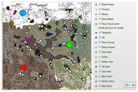 Ark valguero resource map. Oil rocks are large nodes that spawn underwater on both The Island and The Center maps, as well as on the northern shores of Whitesky Peak on The Island. Ragnarok Oil rocks can be found in the ice cave at the northern side of the ice mountains. Valguero oil rocks can be found next to a lake in the snow area.It's a rock that gives you oil.. Loot []. Oil rocks can be mined for large quantities ... 