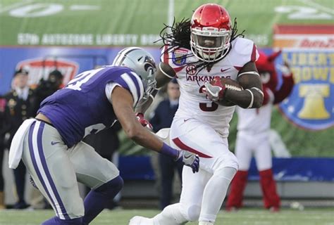 The Kansas Jayhawks (6-6) and Arkansas Razorbacks (6-6) meet in the Liberty Bowl Wednesday in Memphis. Kickoff is scheduled for 5:30 p.m. ET (ESPN). Below, we analyze Tipico Sportsbook’s lines around the Kansas vs. Arkansas odds, and make our expert college football picks and predictions.
