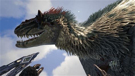 It's special attack is a slow version of the baryonyx's tail spin. It has a distinct roar similar to a giga and yutyrannus. It looks like a giga with spikes. It's walk and run and kill buff are all unlike any ark dino. (And only old ark players will recognize the eye fire the giga used to have once u fell off a cliff riding one.. 
