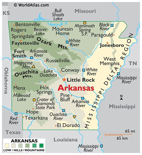 Arkansas Pictures and Facts - Geography