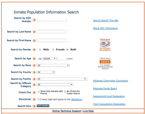 Arkansas federal inmate search.  Some individuals Search Page Select a differen...