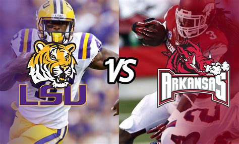Arkansas football vs lsu. Entering Saturday, LSU leads the all-time series 42-22-2 vs. Arkansas. How to watch LSU vs. Arkansas football on TV, live stream LSU running back Tyrion Davis-Price (3) runs the ball against Alabama during the first half of an NCAA college football game, Saturday, Nov. 6, 2021, in Tuscaloosa, Ala. (AP Photo/Vasha Hunt) 