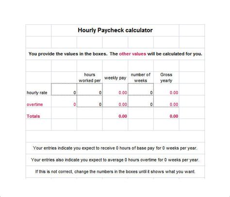 Hourly Rate: Tax Rate: Calculate Paycheck ... Using an 