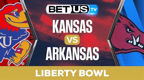 TV: ESPN | Live stream: fuboTV (Try for free) Arkansas vs. Kansas: Need to know. Miraculous turnaround: Kansas was perhaps the worst Power Five program in college football in the 2010s, but Leipold turned the program into a winner in his first full offseason with the program. The Jayhawks reached bowl eligibility and won multiple Big 12 games .... 