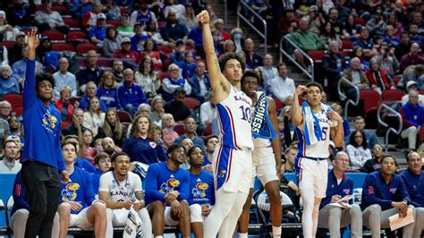 After beating Howard on Thursday, the No. 1-seeded Kansas men’s basketball team will play No. 8 Arkansas on Saturday at Wells Fargo Arena. The Jayhawks are 8-5 against Arkansas all-time, with ...