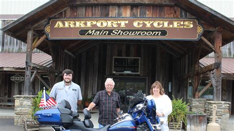 Arkport Cycles - Business Information. Retail · New York, United States · <25 Employees. Here at Arkport Cycles, we are one of the largest dealers in New York State for Harley-Davidson®, Honda, Suzuki, Yamaha, & Arctic Cat. Arkport Motorcycles is a family business and has been since 1972. We are located at 7611 Industrial Park Road, Hornell NY.. 