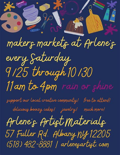 Arlene's Artist Materials to host Fall Makers Market