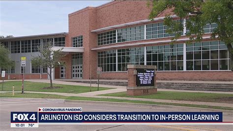Arlington ISD considers transition to inperson learning