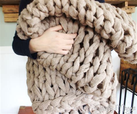 Arm Knit Blanket Pattern Knitting Patterns