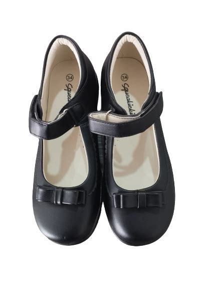 Arm Mary Jane Girls Velcro Shoe Black - Skit Store