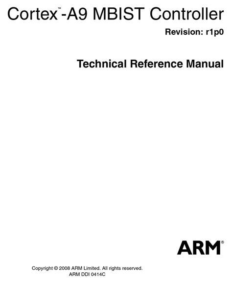 Arm cortex a9 technical reference manual. - Inflation investing a guide for the 2010s volume 2 metals.