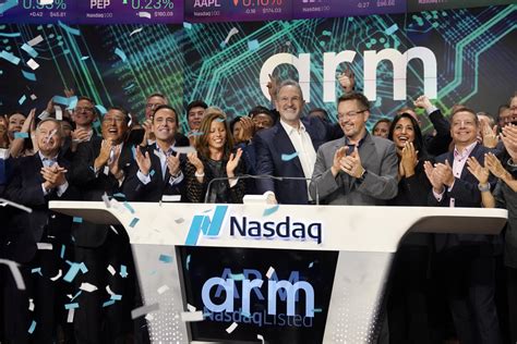 Arm Holdings chief Rene Haas at the company's market return. Investors snapped up shares of UK chip designer Arm Holdings as it returned to the stock market, sending its market value to more than .... 