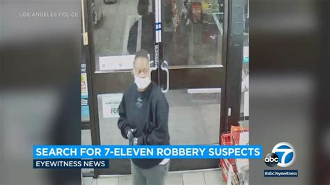 Armed suspects burglarize multiple 7-Eleven stores in Los Angeles County