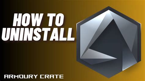 Armoury crate uninstaller.  In this video, learn how to completely uni...