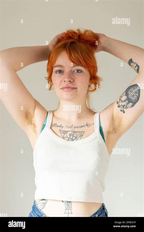 Armpit Hair Stockfoto