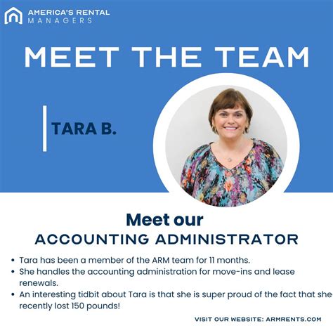 Armrents. Meet our Accounting Administrator, Tara Barnhill! If you want to #LiveWell this holiday season, check out our available properties at armrents.com. #ARMRents #AmericasRentalManagers #HomeWithHomer... 