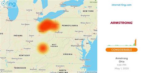 Armstrong internet outage youngstown ohio. User reports indicate no current problems at Armstrong. Armstrong offers TV, phone and internet service over cable in Pennsylvania, Ohio, Maryland, New York, West Virginia, and Kentucky. 