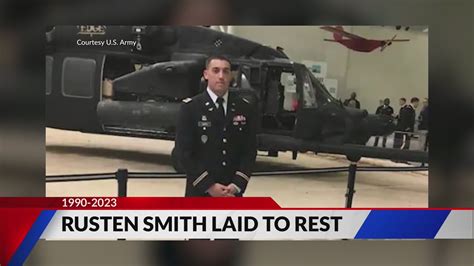 Army Chief Warrant Officer Rusten Smith laid to rest Saturday