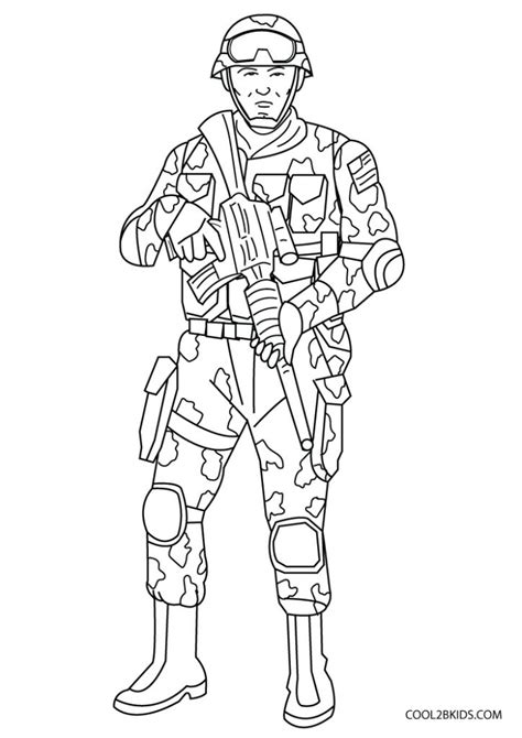 Army Guy Coloring Pages