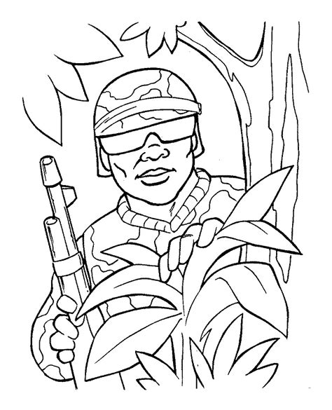 Army Printable Coloring Pages