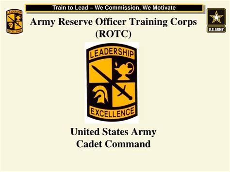 Army Rotc Powerpoint Template