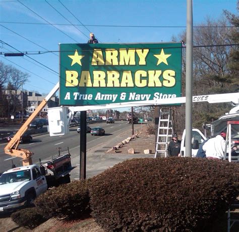 Army barracks saugus ma. Army Barracks - Saugus Saugus, MA What started from the back of a tiny Datsun Hatchback more than 30 years ago with a passion, a need, and a strong will and a way; turned into the largest ARMY NAVY MILITARY SURPLUS SUPPLIER in New ... 