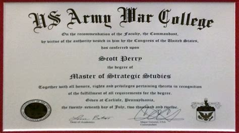 CGSC Degree Programs. Master in Military Art 