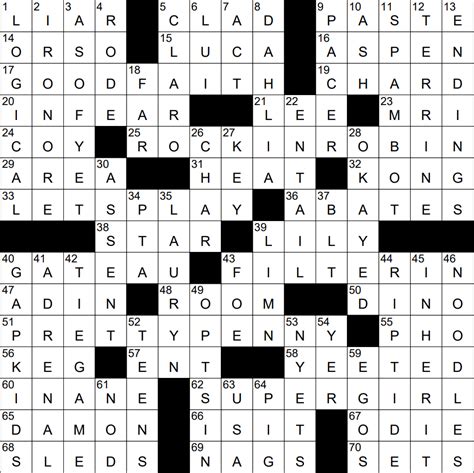 Fare From Some Bars Crossword Clue Answers. Find the latest crossword