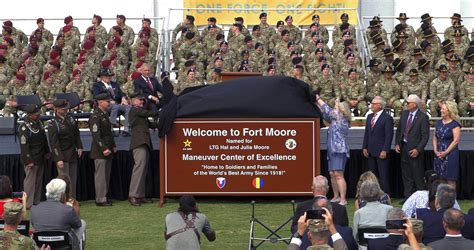 Army officially designates Fort Moore, dropping Confederate name Benning