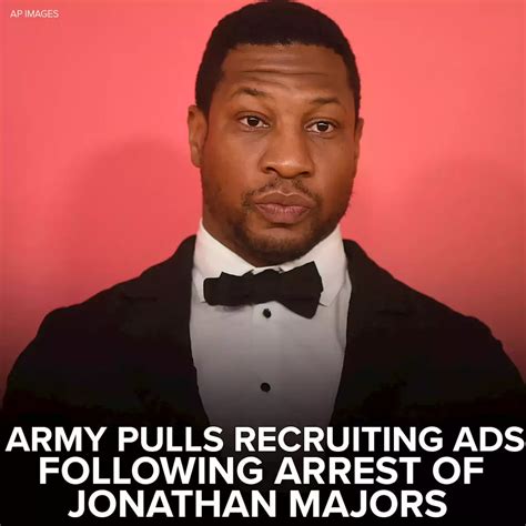 Army pulls recruiting ads after Jonathan Majors’ arrest