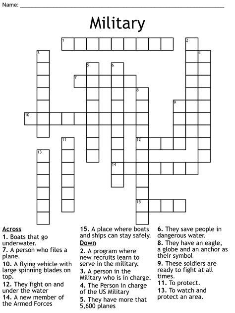 Military subdivision is a crossword puzzle cl