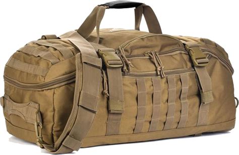 Army travel bag.  Travel Duffle Bag Backpack for Men - Large Tactical B...