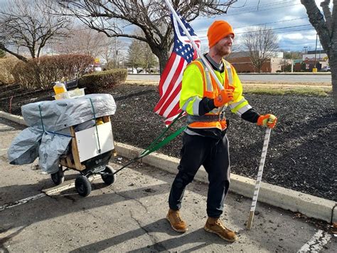 Army veteran passes through Virginia on walk across the country’s four corners