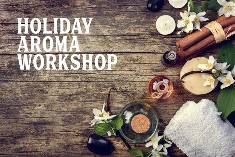 Aroma workshop. At Aroma Workshop, we offer a unique fragrance experience where you can create your own custom scent. Our perfumers will guide you through choosing from our selection of 52 fragrance oils and blending them to create a personalized scent just for you. ... 
