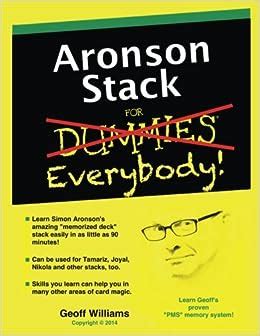 Aronson stack for everybody a magician s guide to memorizing the aronson stack. - Truimph sprint st sprint rs service repair manual 1998 2001.