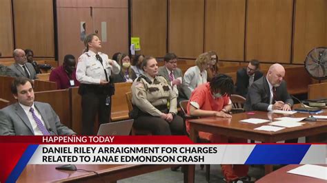 Arraignment hearing set for man charged in Janae Edmondson crash
