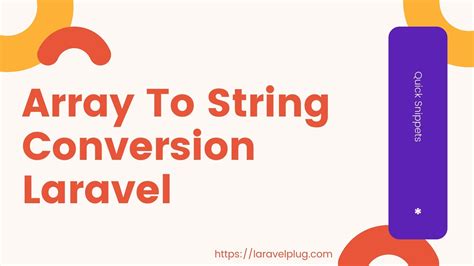 Array to string conversion laravel