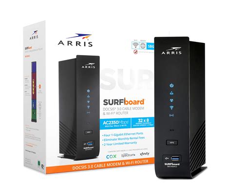 Arris Enterprises SURFboard SBG7600AC2 DOCSIS 3 Dual