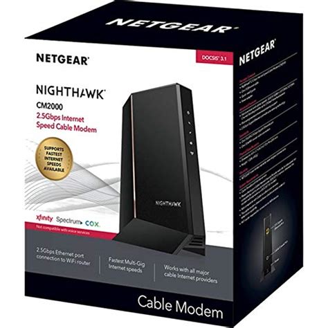 Arris s33 vs netgear cm2000. The Netgear CM2000 has a 2.5 Gbps port to use:, so I would recommend going with that over the CM1100: ... ARRIS S33 DOCSIS 3.1 2.5 Gbps is $200 ARRIS SB8200 DOCSIS 3. ... 