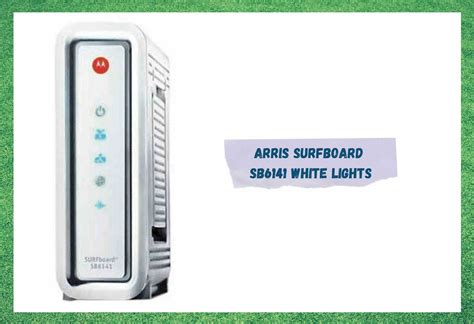 Manuals and User Guides for Arris SurfBoard SB6141. We have 3 Arris SurfBoard SB6141 manuals available for free PDF download: User Manual, Quick Start Manual, Quick Start Card.