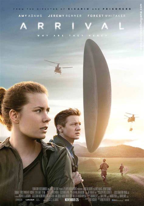 Arrival english movie. This weekend's—and arguably year's—must-see movie is Arrival, a new sci-fi drama starring Amy Adams that has been nearly universally adored by critics.The movie follows a linguist called upon ... 